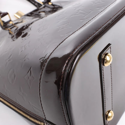 Louis Vuitton Vernis Alma GM Handtasche in Amarante M91687