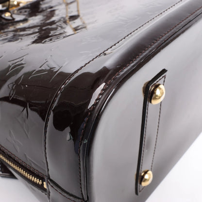 Louis Vuitton Vernis Alma GM Handtasche in Amarante M91687