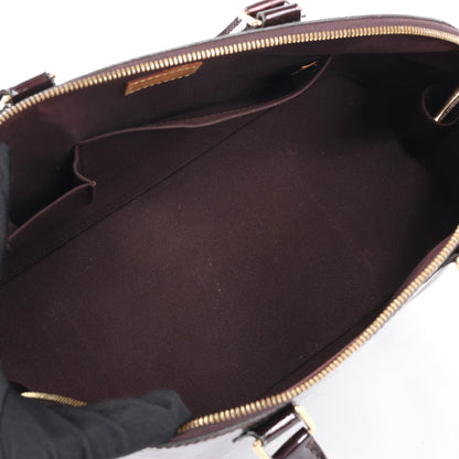 Louis Vuitton Vernis Alma GM Handtasche in Amarante M91687