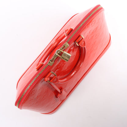 Sac à main Louis Vuitton Vernis Alma GM en rouge M91693