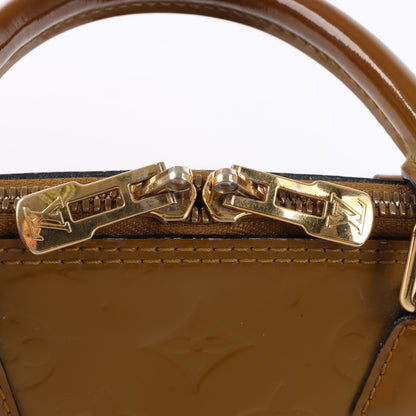 Louis Vuitton Vernis Alma Handtasche in Oliv M91582