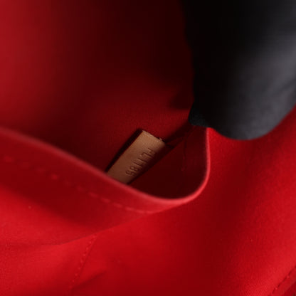 Sac à main LOUIS VUITTON Vernis Alma PM en rouge M90096