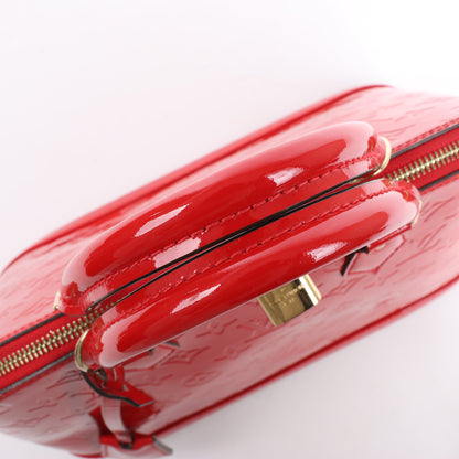 Sac à main LOUIS VUITTON Vernis Alma PM en rouge M90096