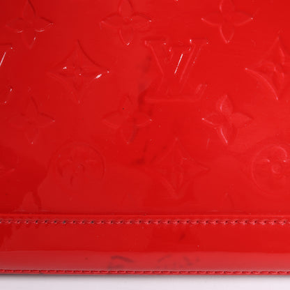 Sac à main LOUIS VUITTON Vernis Alma PM en rouge M90096