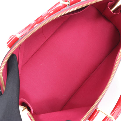 LOUIS VUITTON Vernis Alma PM Handtasche in Rot M91770