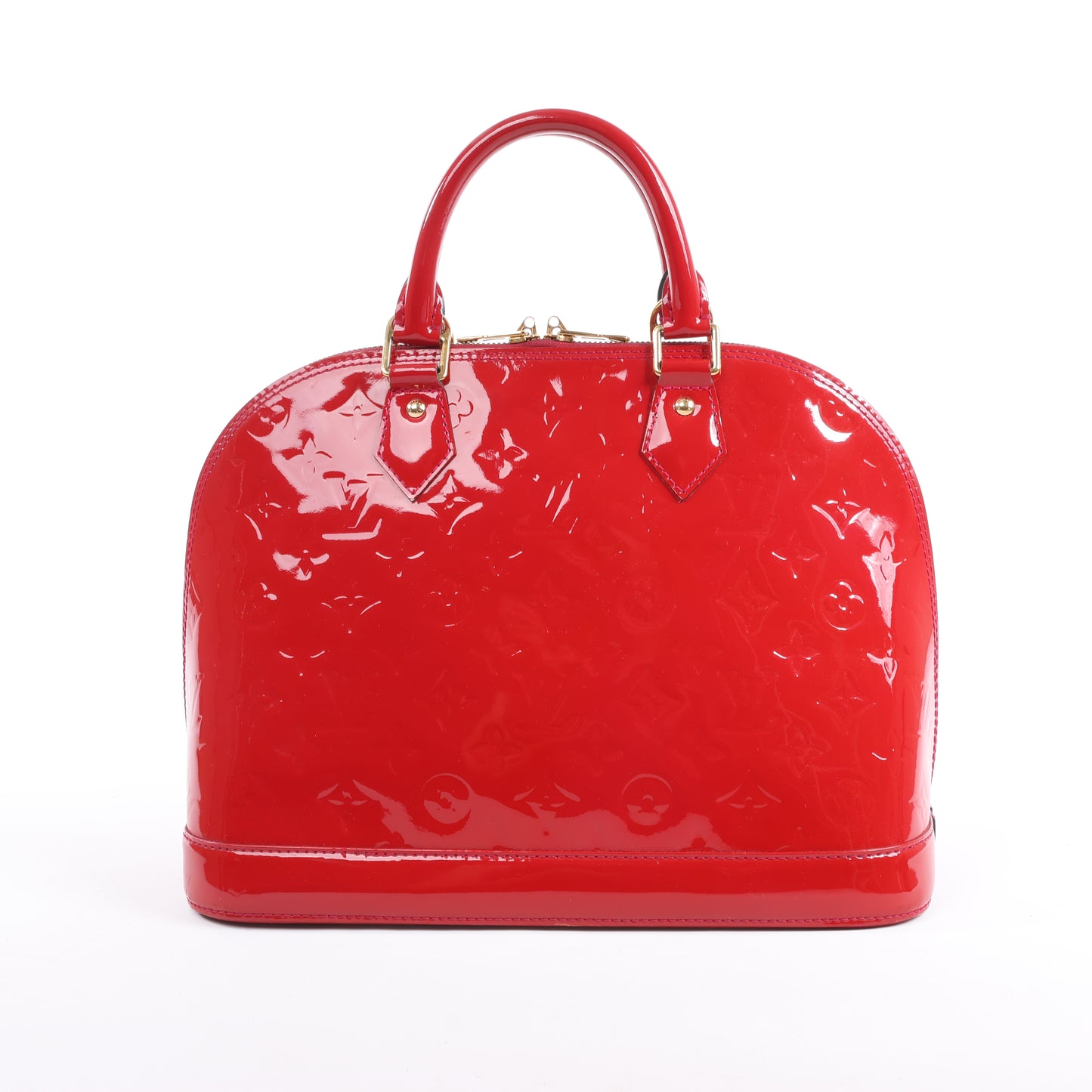LOUIS VUITTON Vernis Alma PM Handtasche in Rot M91770