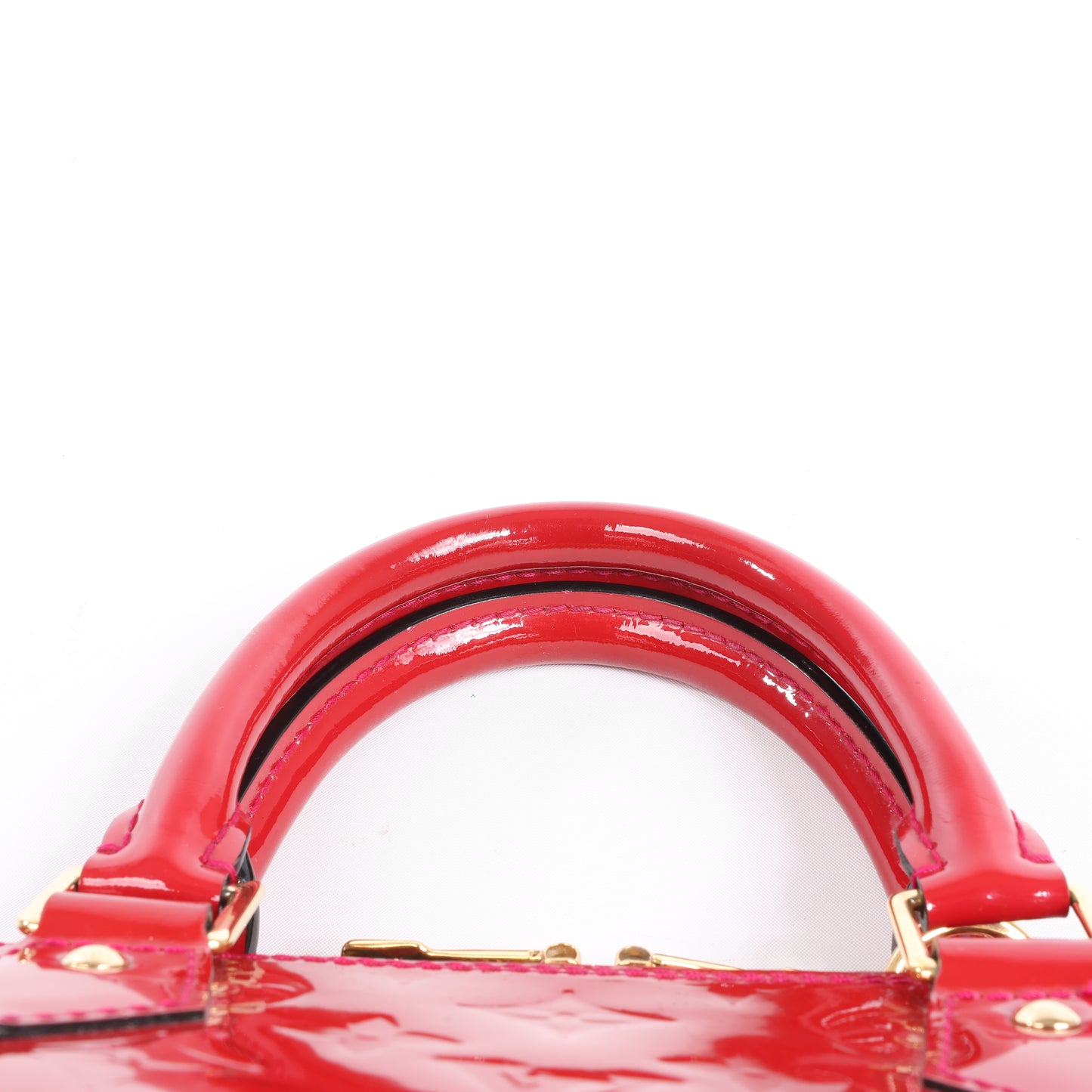 LOUIS VUITTON Vernis Alma PM Handtasche in Rot M91770