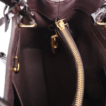 Louis Vuitton Vernis Montaigne BB 2Way Handtasche in Amarante M50403