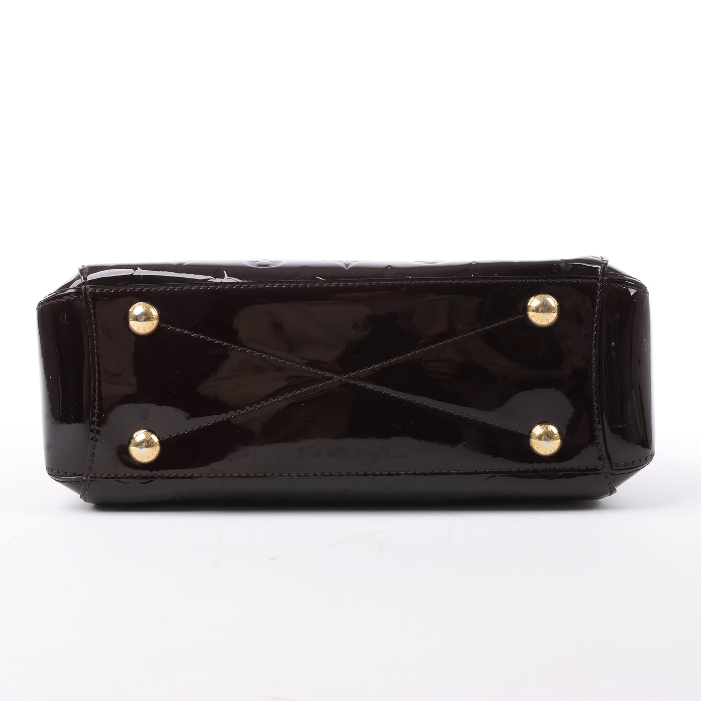 Louis Vuitton Vernis Montaigne BB 2Way Handtasche in Amarante M50403