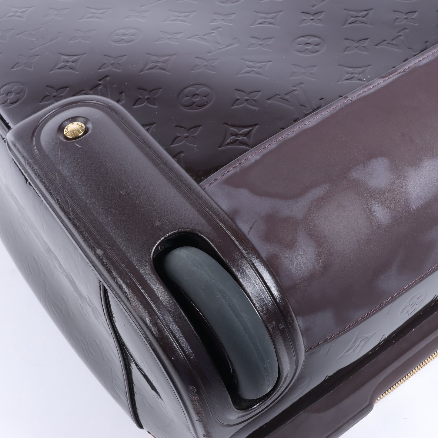Louis Vuitton Vernis Suitcase Pegase 45 Reisetasche in Amarante M91277