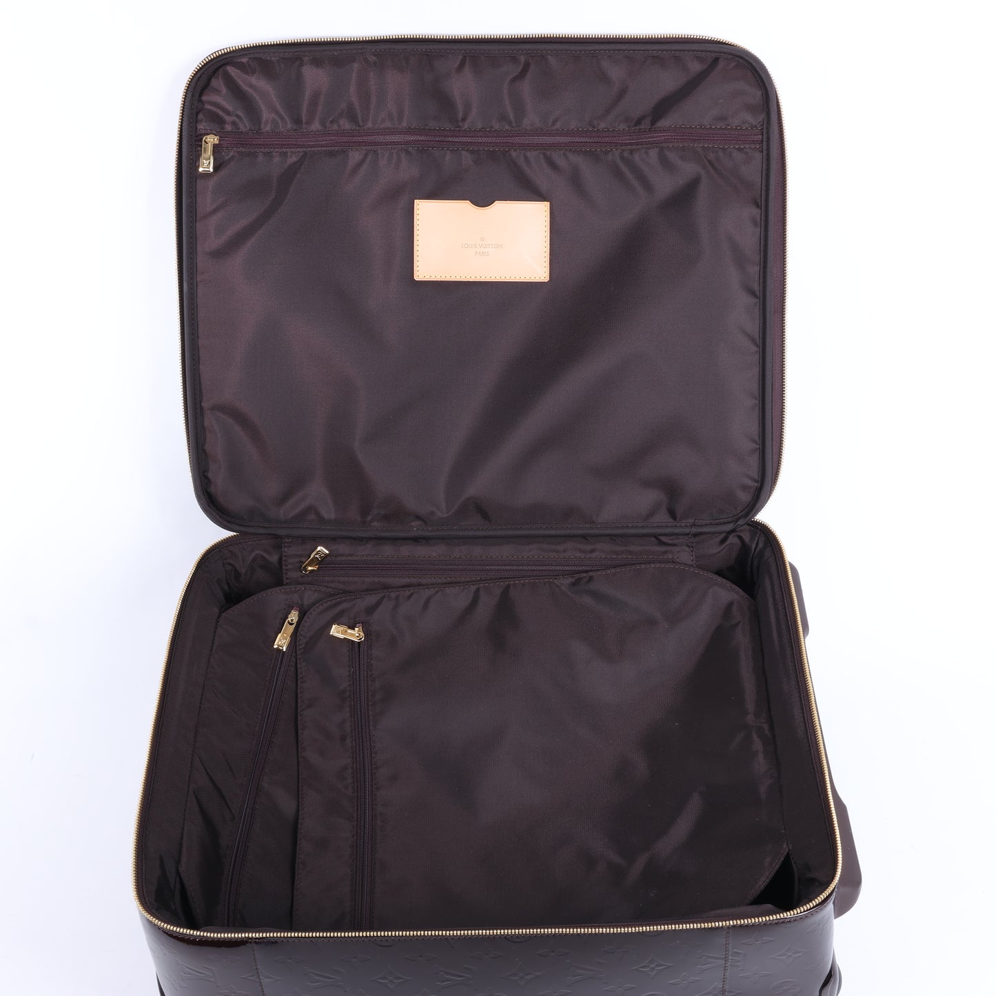 Louis Vuitton Vernis Suitcase Pegase 45 Reisetasche in Amarante M91277