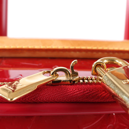 Louis Vuitton Vernis Valise Pegase 45 Sac de voyage en rouge M91278