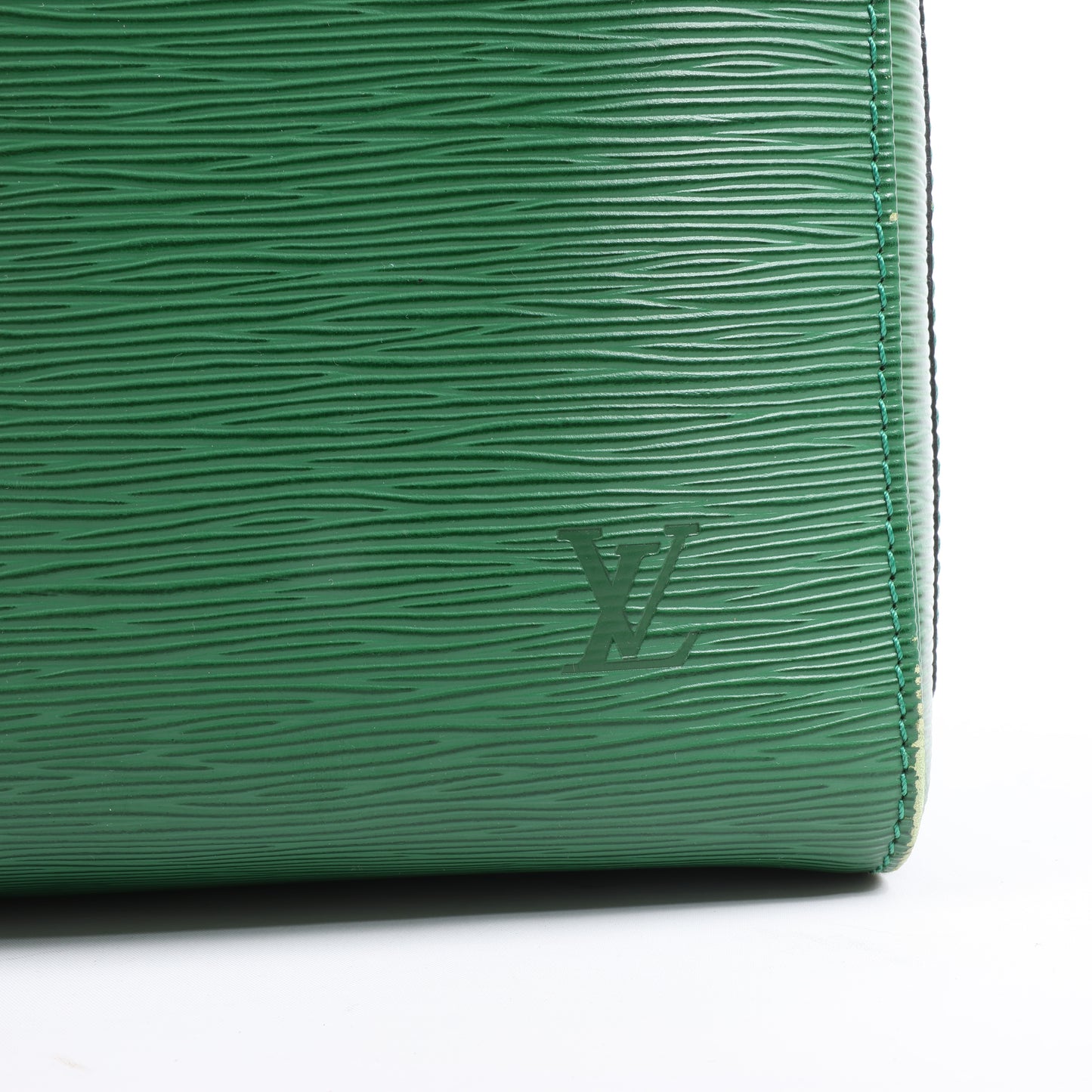 Louis Vuitton Epi Leder Keepall 50 Reisetasche in Grün M42964
