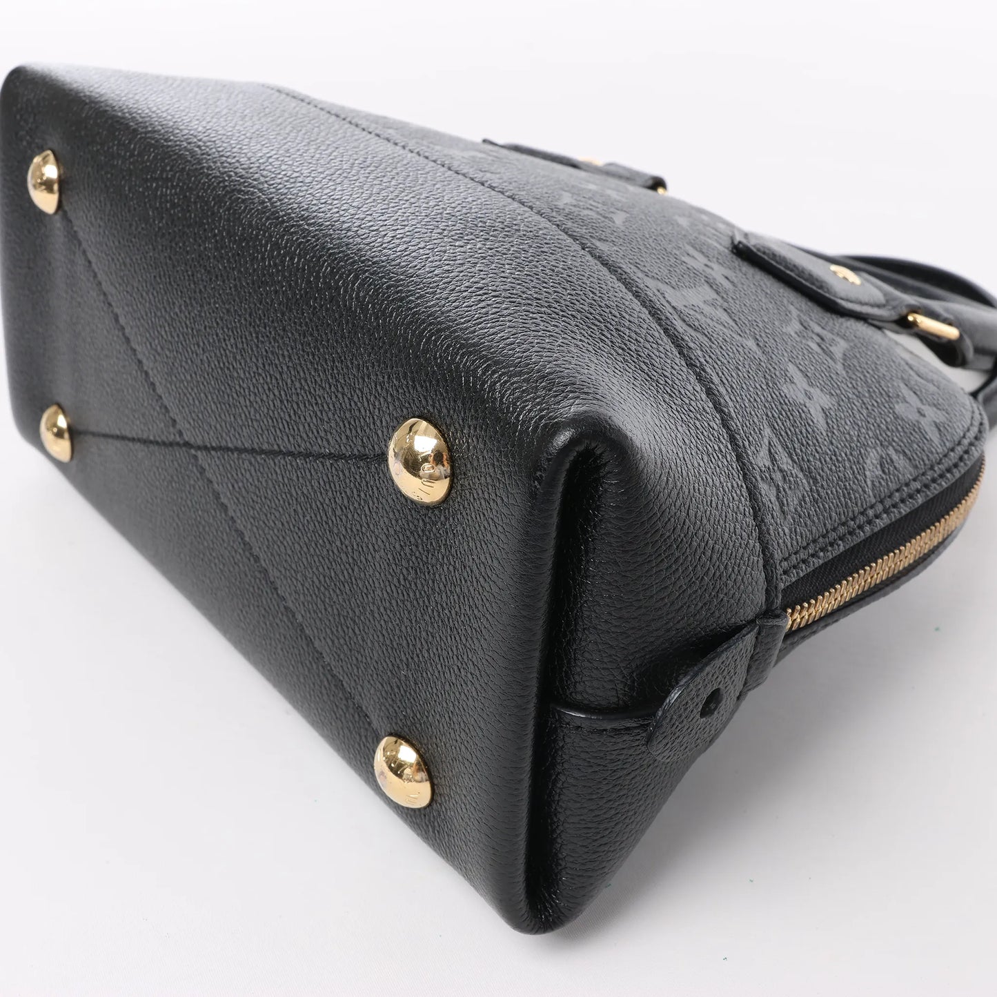 Louis Vuitton Monogram Empreinte Alma BB 2Way Handtasche in Schwarz M44829