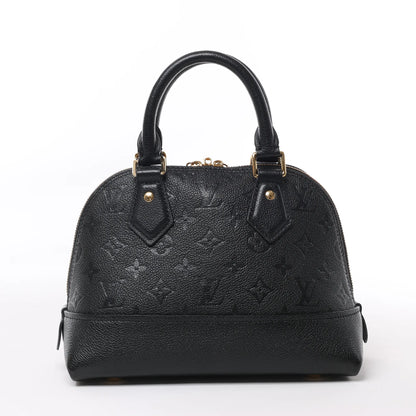 Louis Vuitton Monogram Empreinte Alma BB 2Way Handtasche in Schwarz M44829