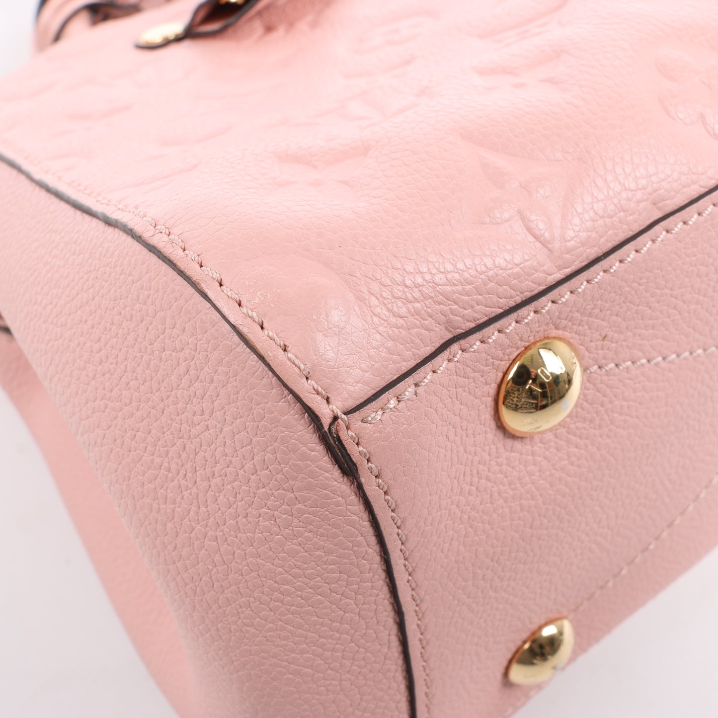 Louis Vuitton Monogram Empreinte Montaigne BB Sac à main en rose M44123