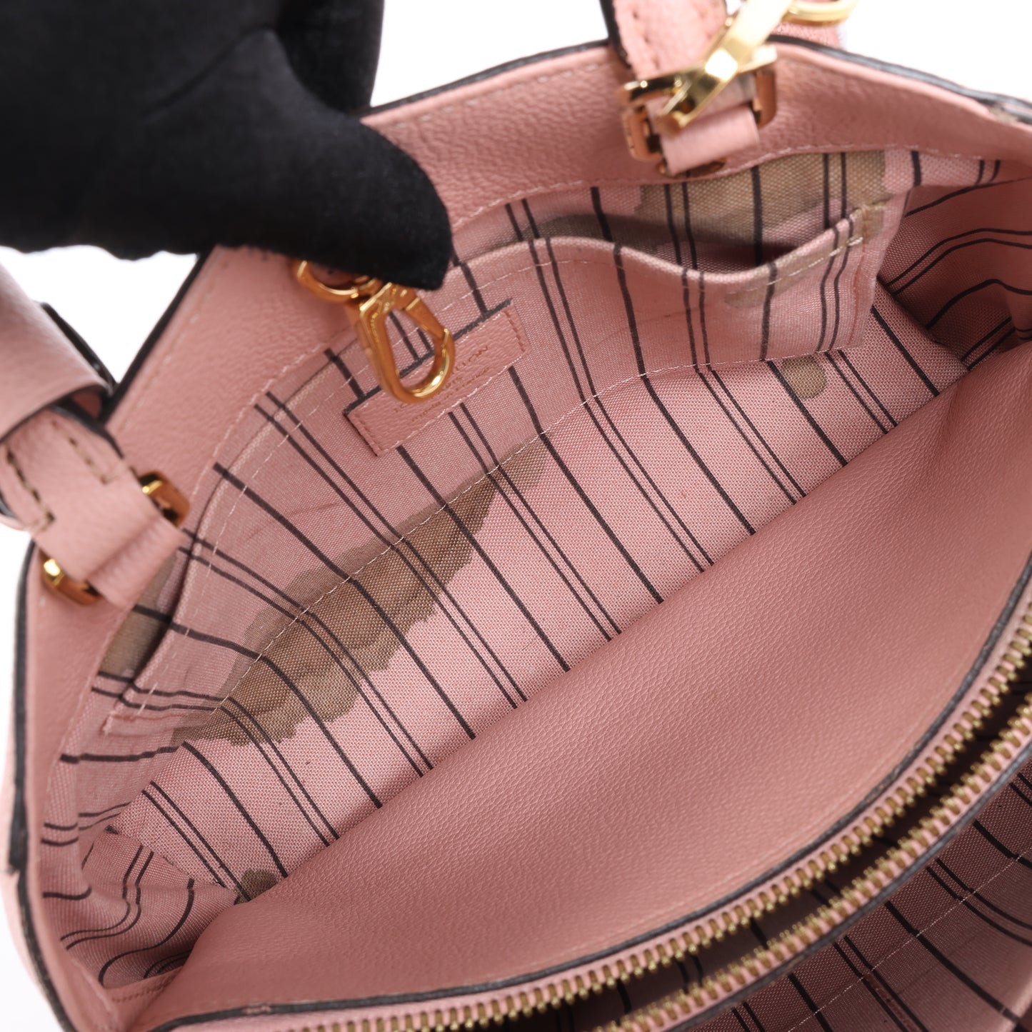 Louis Vuitton Monogram Empreinte Montaigne BB Sac à main en rose M44123