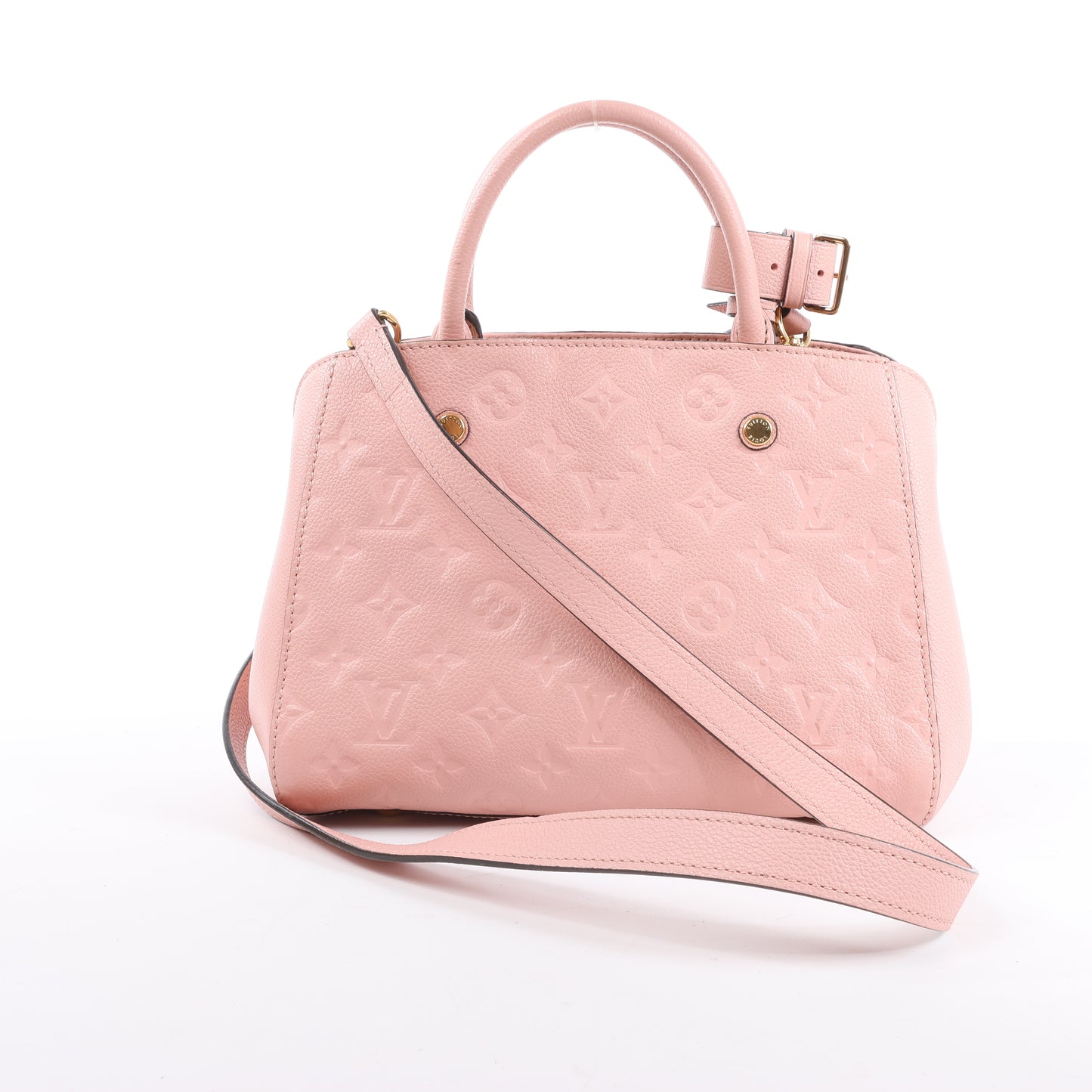 Louis Vuitton Monogram Empreinte Montaigne BB Sac à main en rose M44123