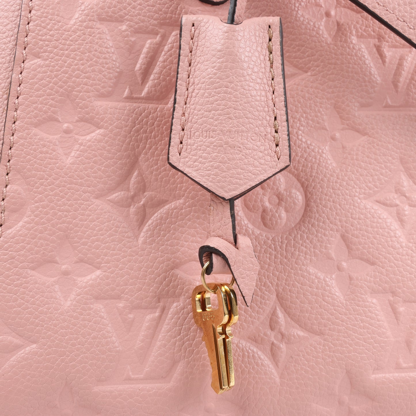Louis Vuitton Monogram Empreinte Montaigne BB Sac à main en rose M44123