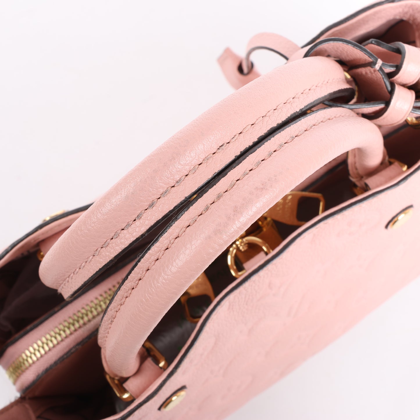 Louis Vuitton Monogram Empreinte Montaigne BB Sac à main en rose M44123