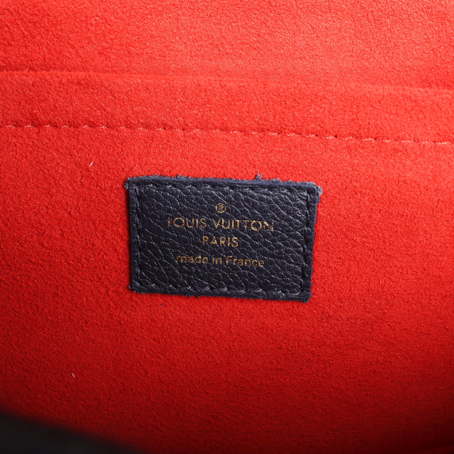 Louis Vuitton Monogram Empreinte Saint-Sulpice PM Umhängetasche in Marineblau M43394