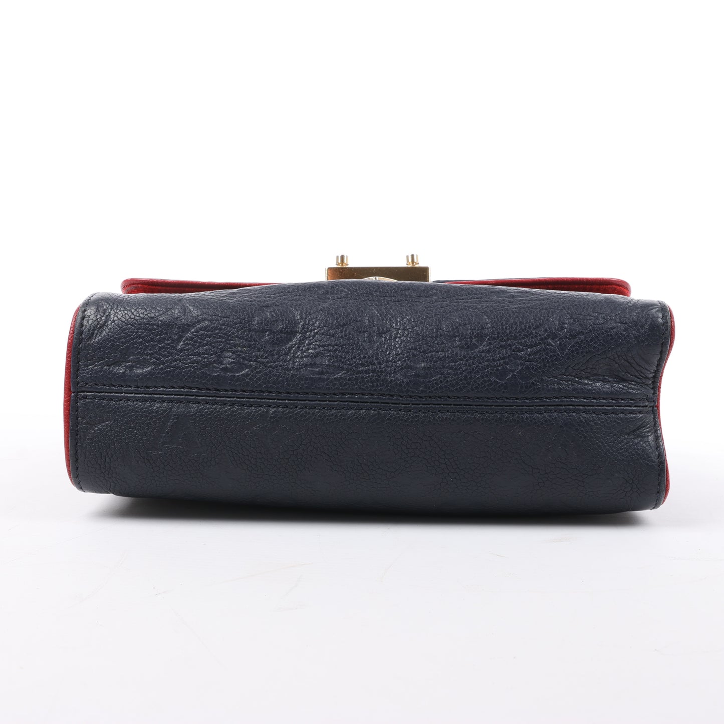 Louis Vuitton Monogram Empreinte Saint-Sulpice PM Umhängetasche in Marineblau M43394
