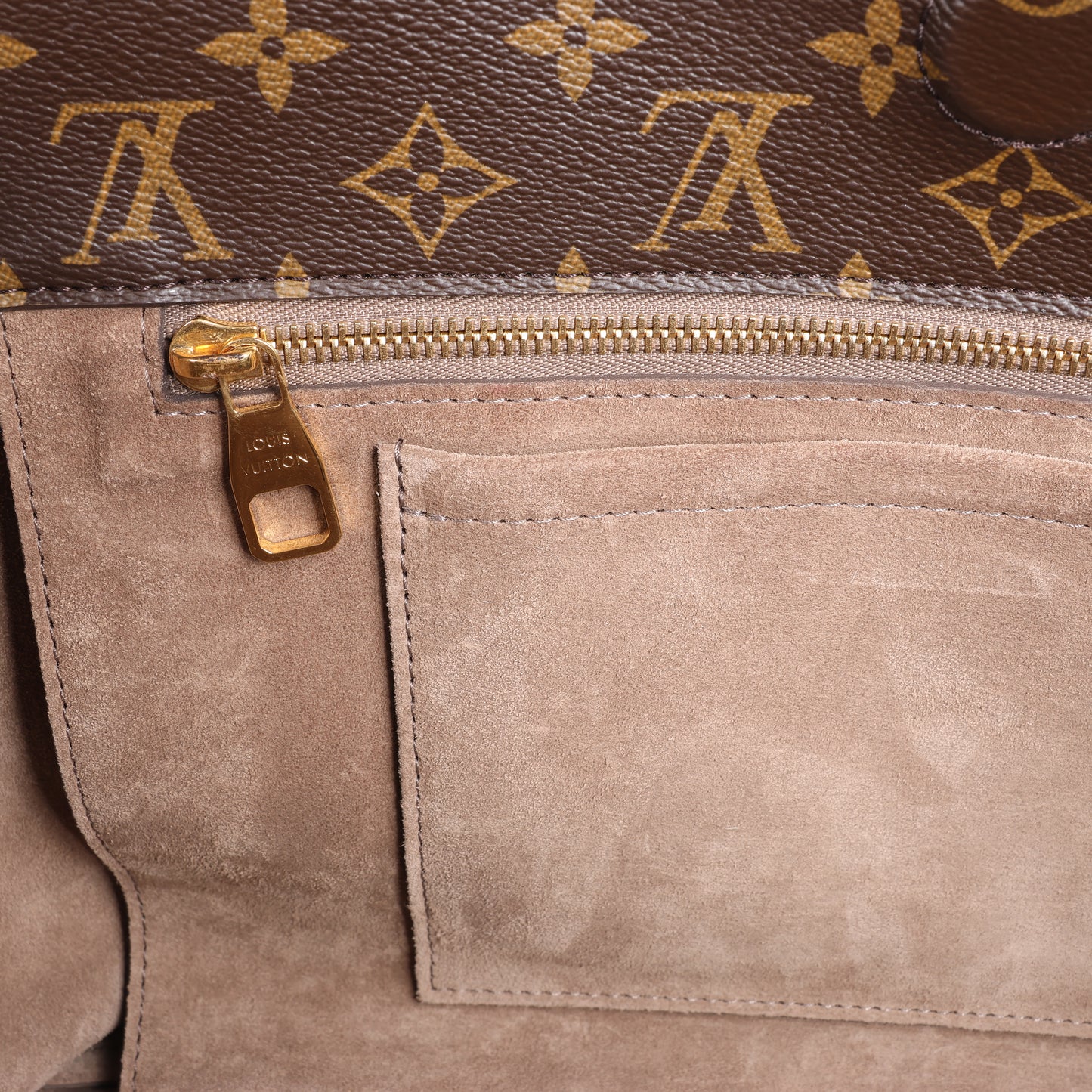 Louis Vuitton Monogram x Trion Handbag W PM in Brown x Black M40942