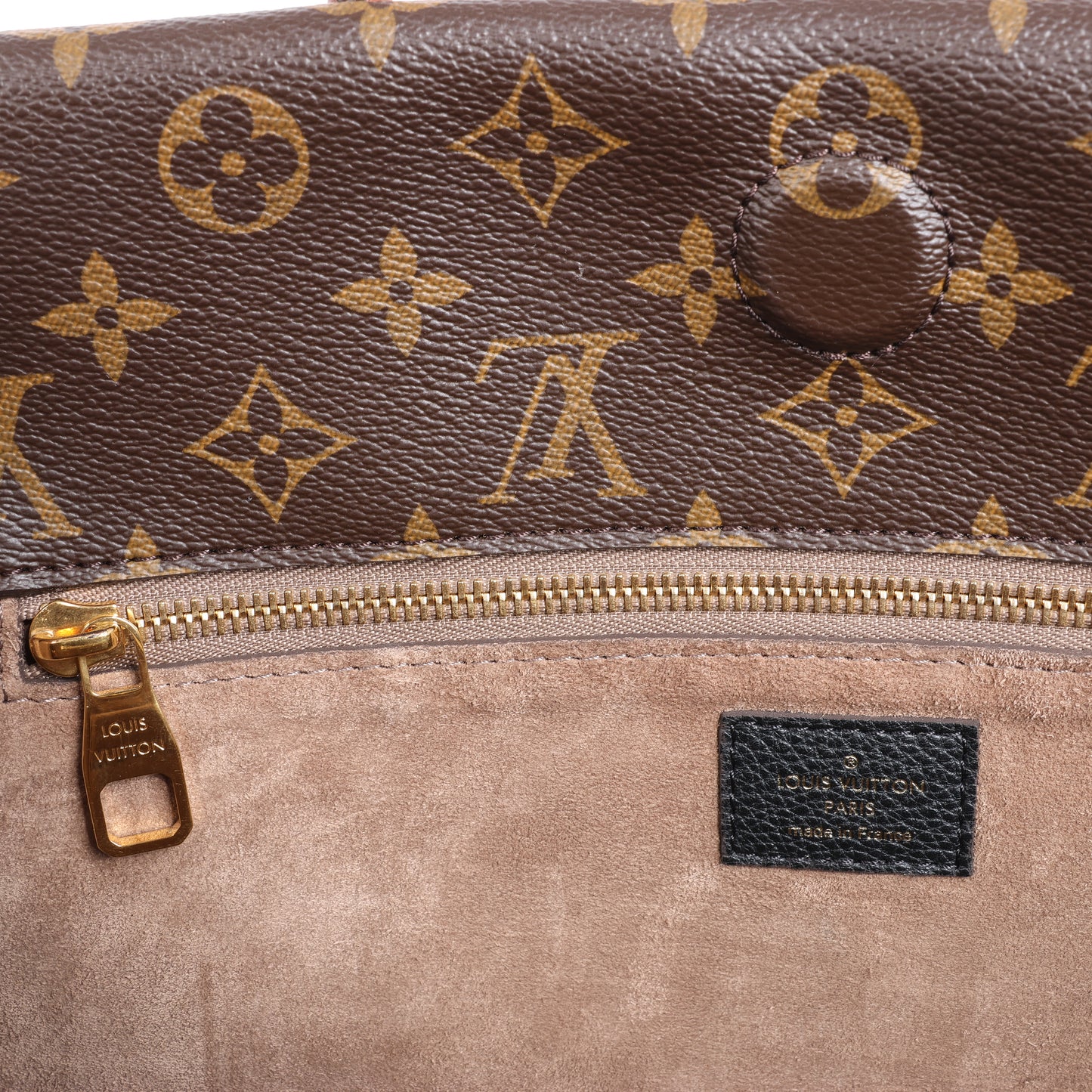 Louis Vuitton Monogram x Trion Handbag W PM in Brown x Black M40942