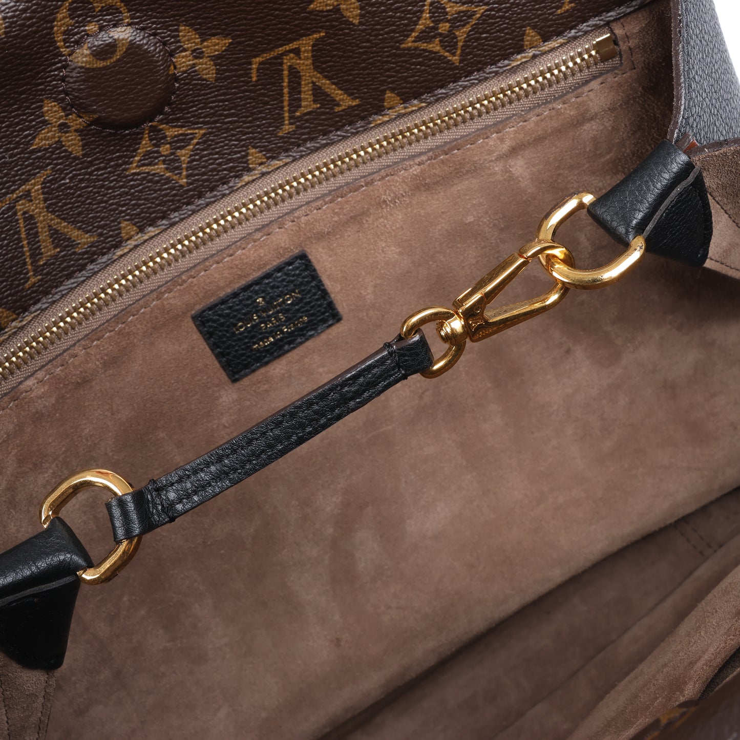 Louis Vuitton Monogram x Trion Handbag W PM in Brown x Black M40942