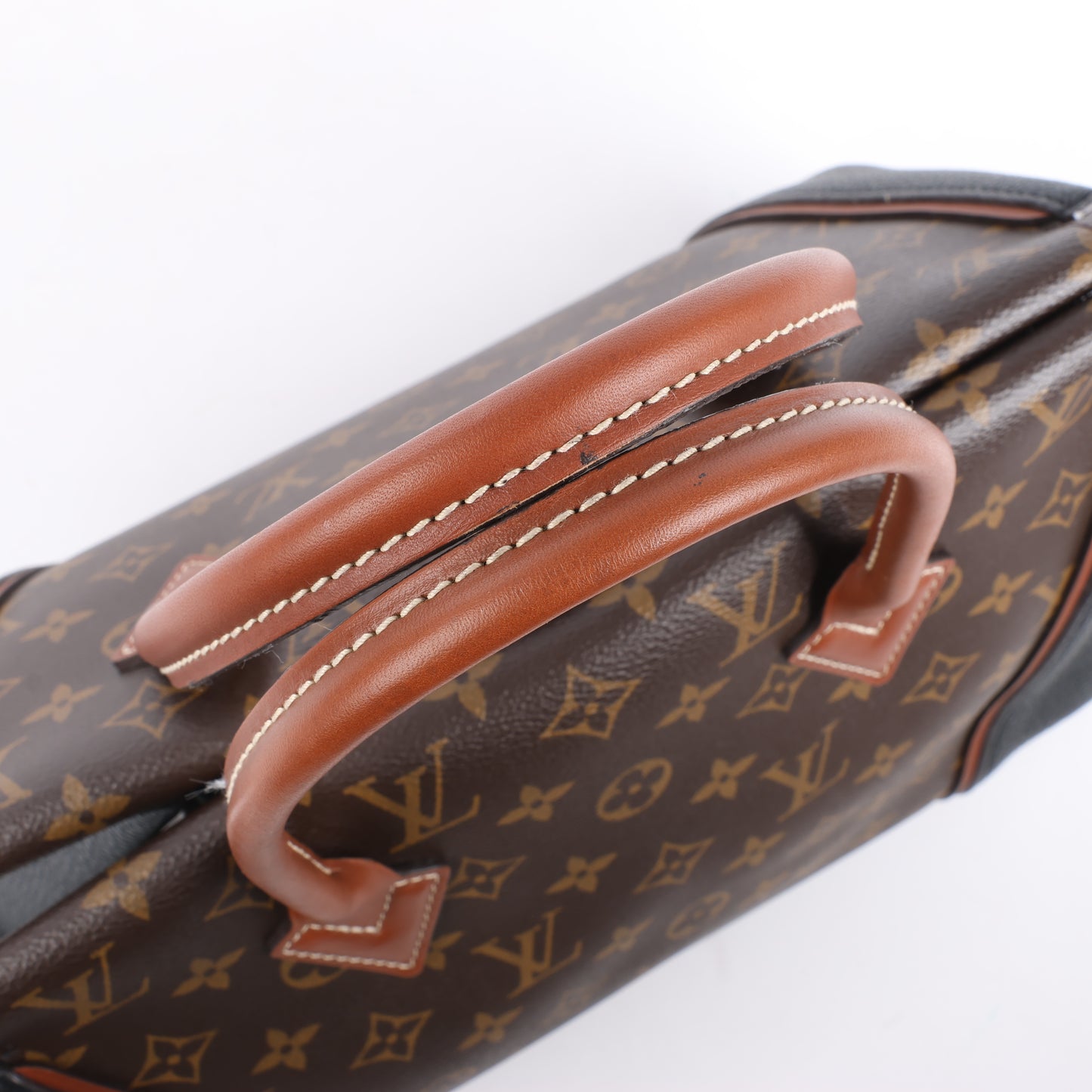 Louis Vuitton Monogram x Trion Handbag W PM in Brown x Black M40942