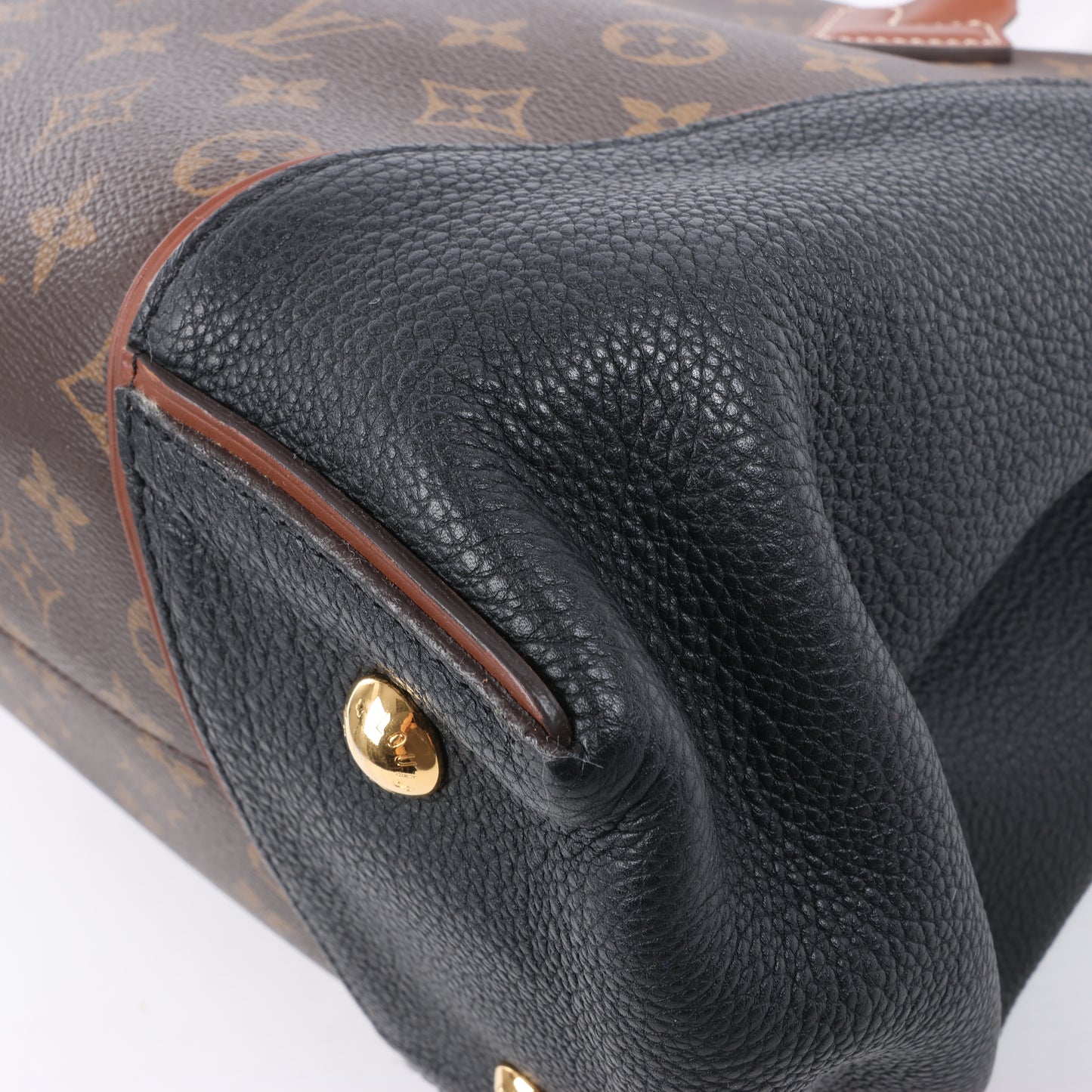 Louis Vuitton Monogram x Trion Handbag W PM in Brown x Black M40942