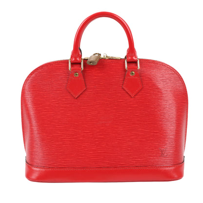 Louis Vuitton Alma PM Handtasche aus Epi-Leder in Rot