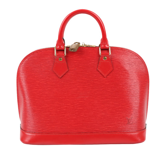 Louis Vuitton Alma PM Handtasche aus Epi-Leder in Rot