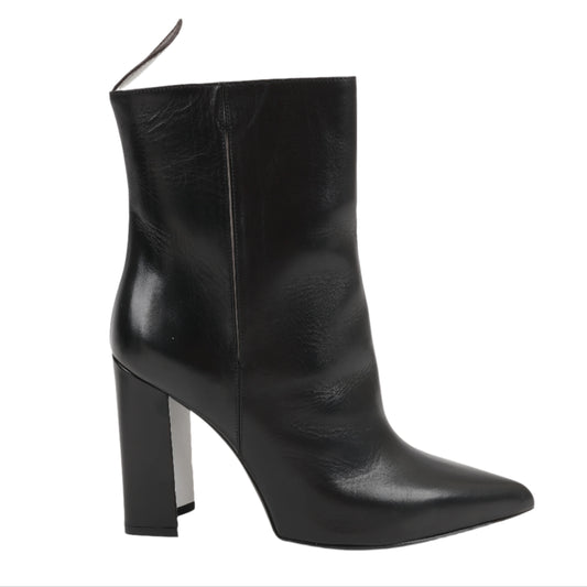 Louis Vuitton Match Making Line 17 Jahre Kurze Lederstiefel in Schwarz BR0177, Größe 39 EU