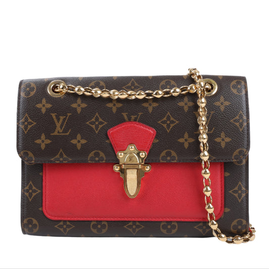 Louis Vuitton Monogram Victoire Umhängetasche in Rot M41731