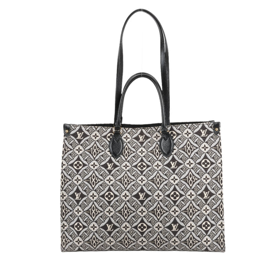 Louis Vuitton Seit 1854 OnTheGo GM Handtasche in Schwarz x Weiß M57207
