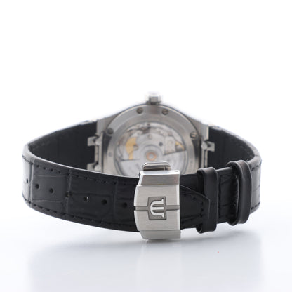 Maurice Lacroix Aikon 39mm AI6007-SS002-330-1 AY36727 SS & Leather AT Black Dial Watch
