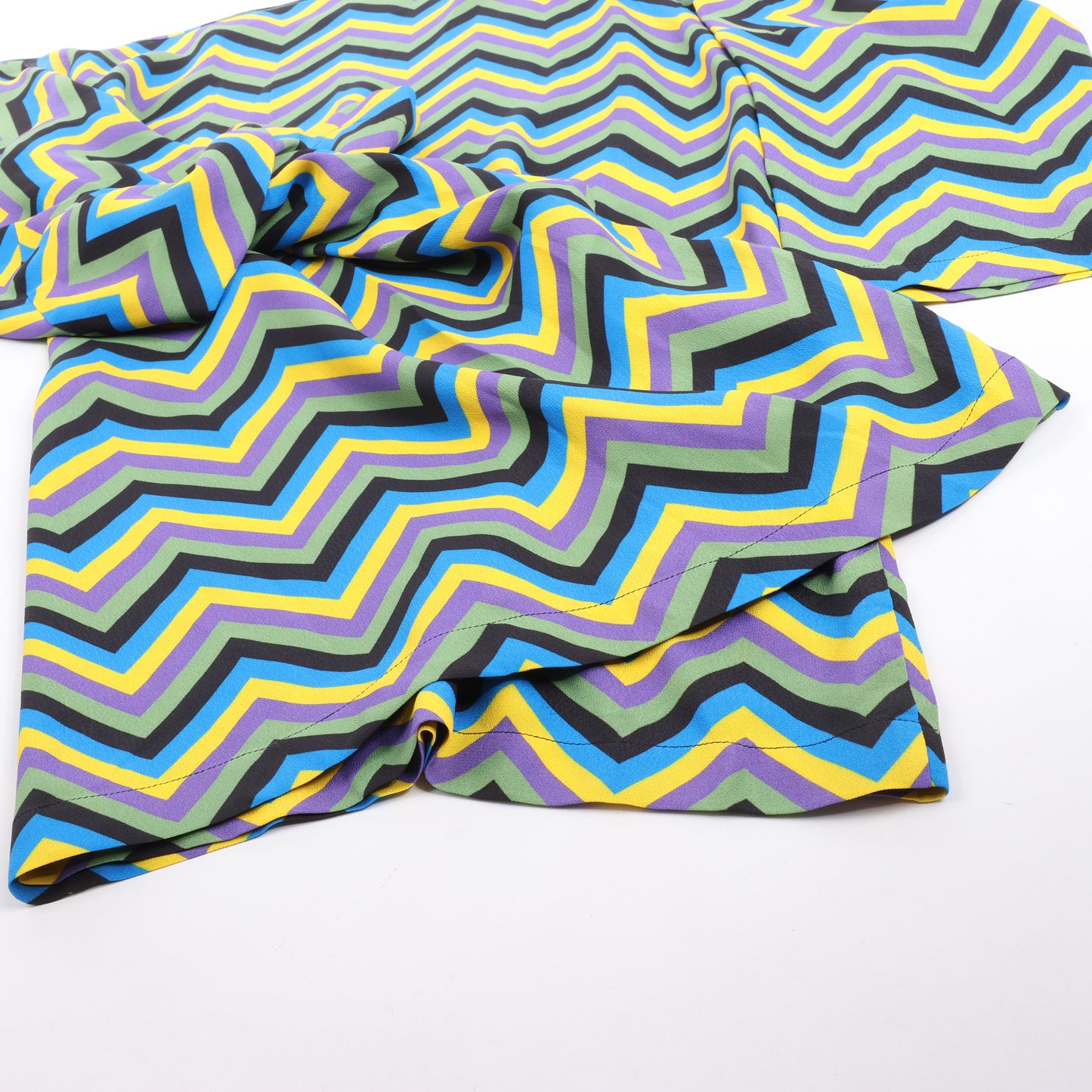Missoni, mehrfarbiges Crêpe-Oberteil mit lockerer Passform, Größe S