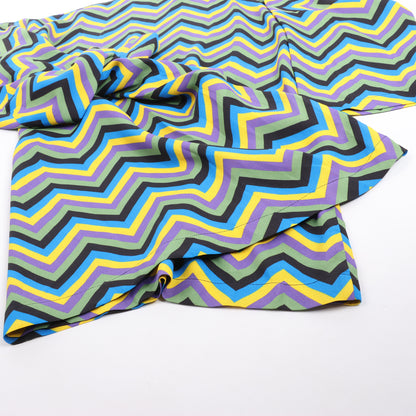 Missoni, mehrfarbiges Crêpe-Oberteil mit lockerer Passform, Größe S