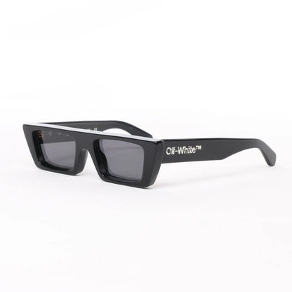 Off White Manchester Sonnenbrille in Schwarz OERI010