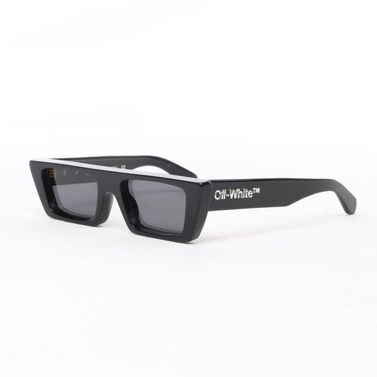 Off White Manchester Sonnenbrille in Schwarz OERI010