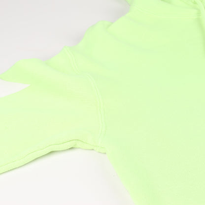 OFF-WHITE Arrow Logo Hooded Sweatshirt in Lime Green