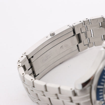 Omega Seamaster 007 James Bond Modell 2537.80 80429816 03859/10007 SS AT Uhr mit blauem Zifferblatt