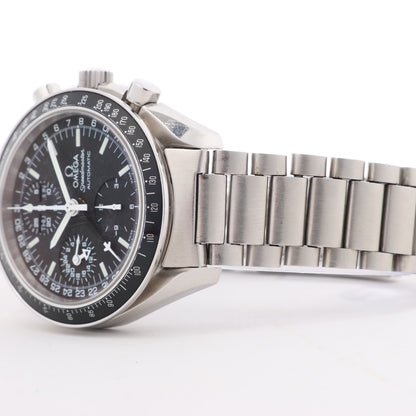 Omega Speedmaster 3520.50 55660822 SS SS AT Uhr mit schwarzem Zifferblatt