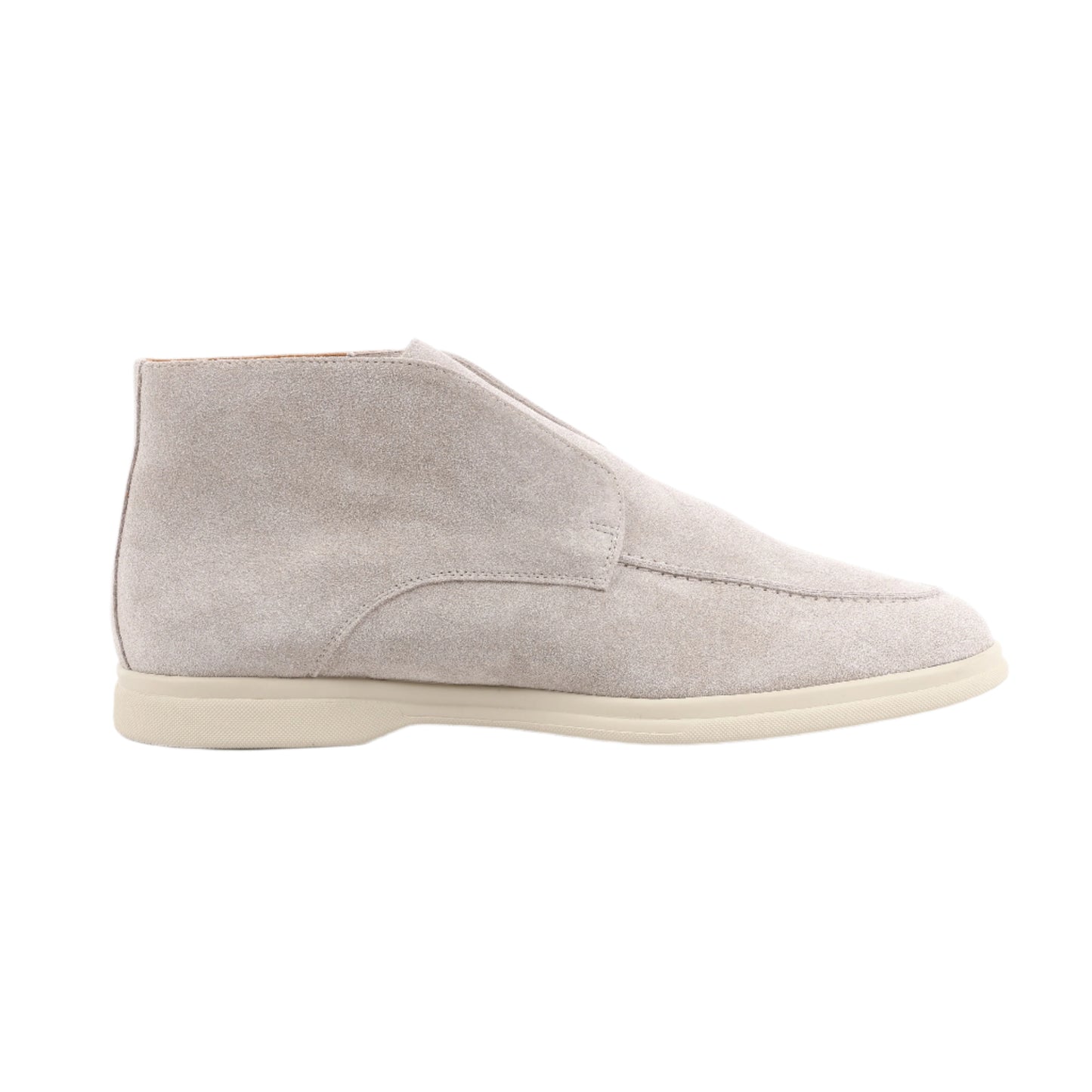 Chaussures à enfiler en daim PINI PARMA, gris clair, pointure 42,5
