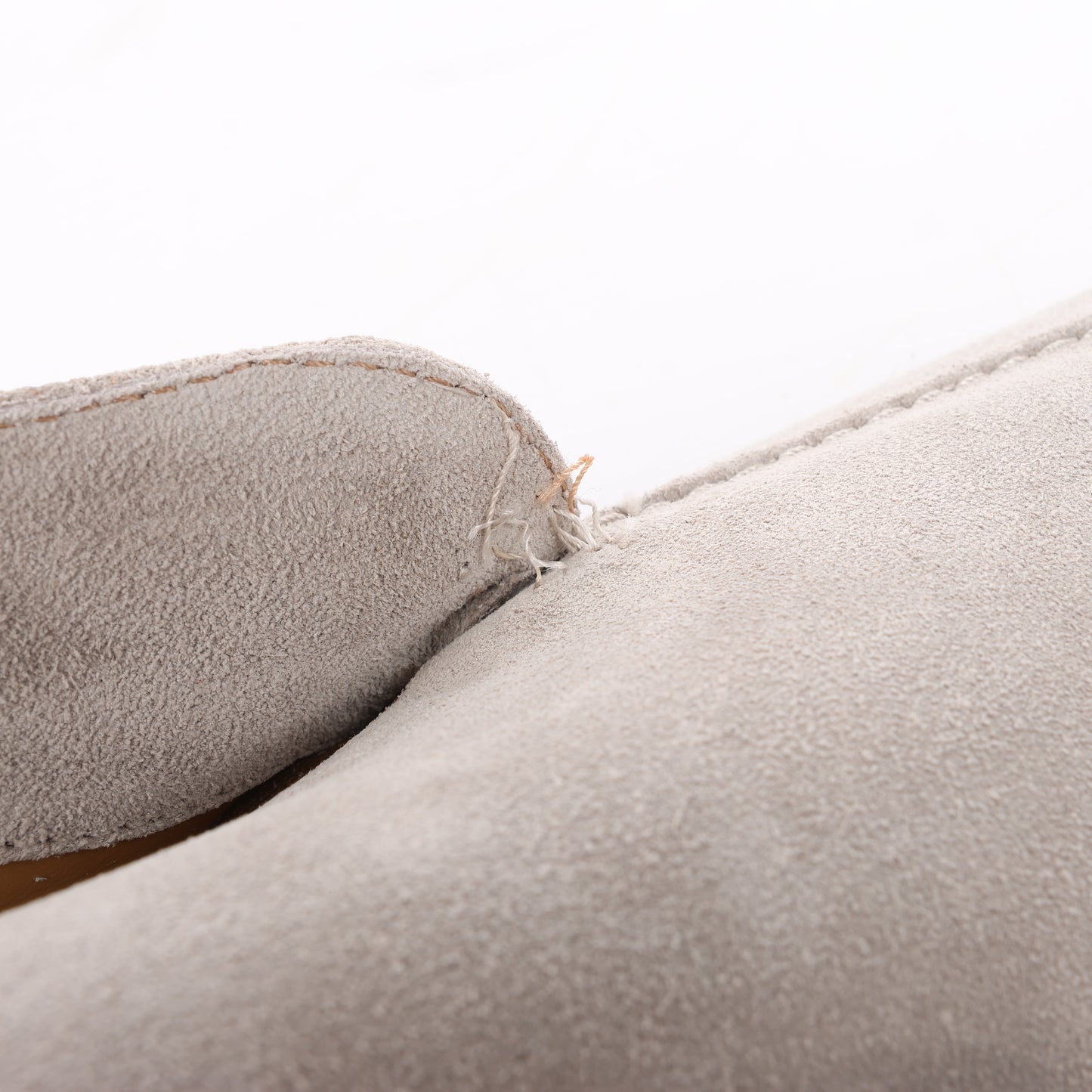 Chaussures à enfiler en daim PINI PARMA, gris clair, pointure 42,5