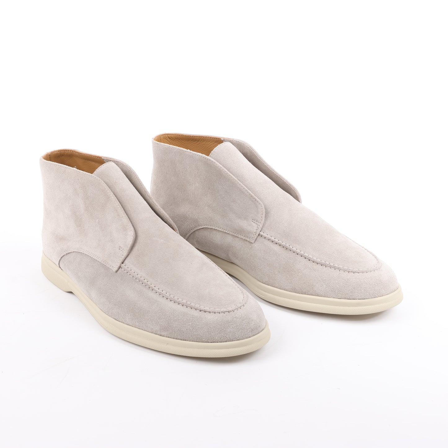 Chaussures à enfiler en daim PINI PARMA, gris clair, pointure 42,5