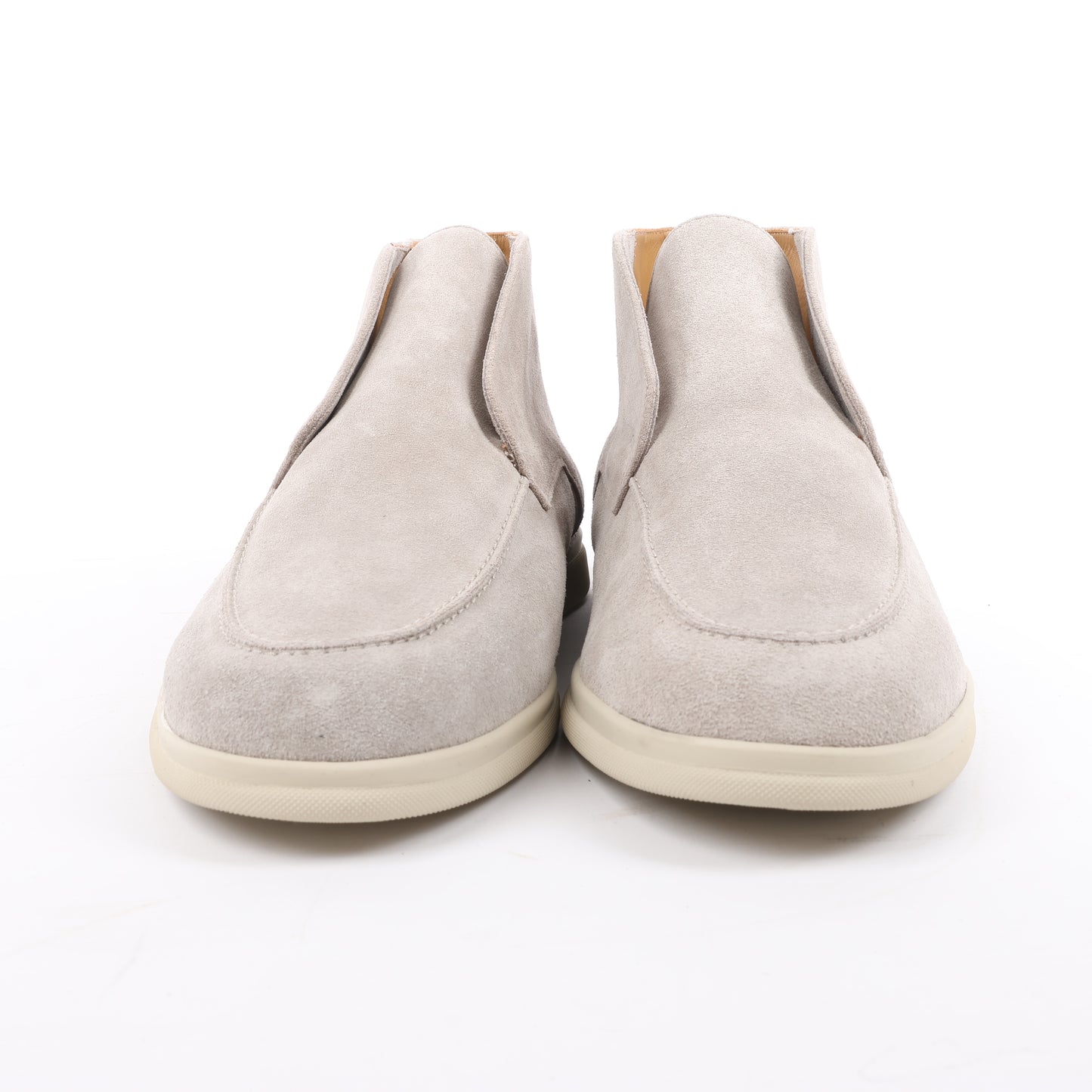 Chaussures à enfiler en daim PINI PARMA, gris clair, pointure 42,5