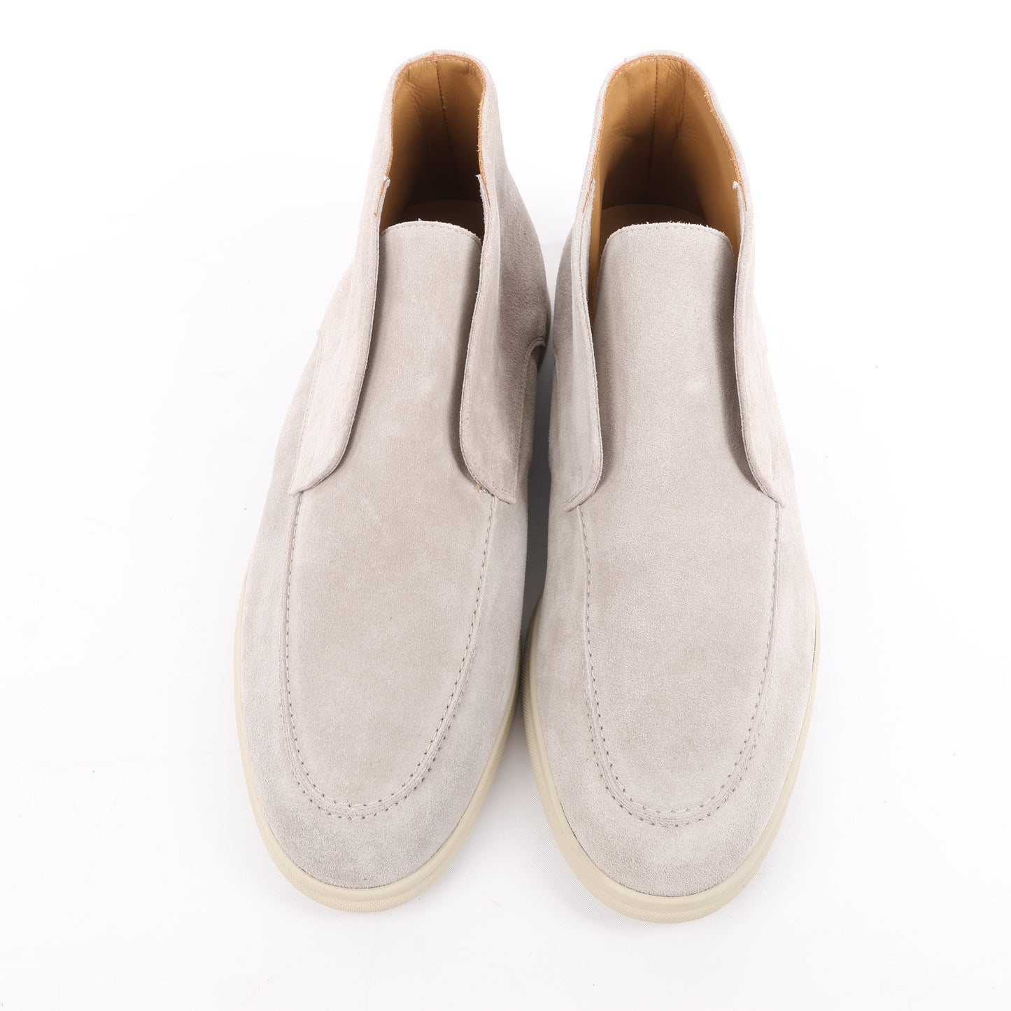 Chaussures à enfiler en daim PINI PARMA, gris clair, pointure 42,5