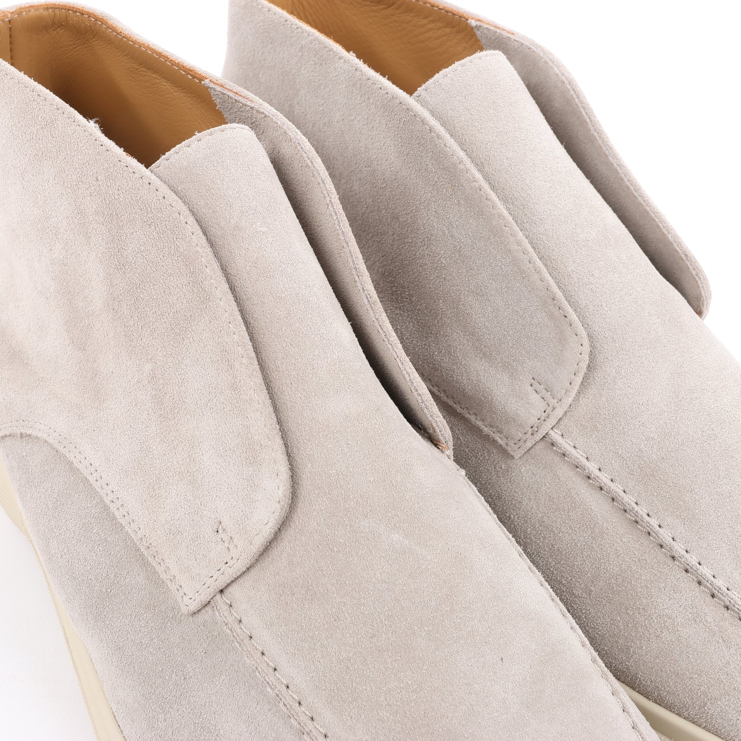 Chaussures à enfiler en daim PINI PARMA, gris clair, pointure 42,5